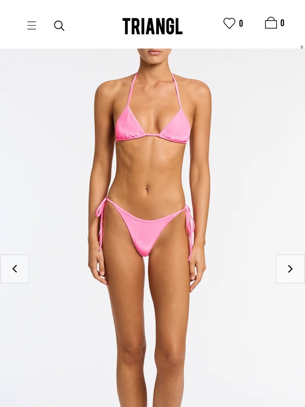 triangl Bikini in Lilac